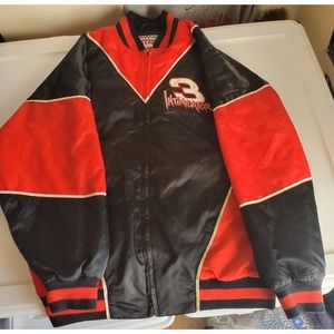 Vintage Nutmeg Mills Dale Earnhardt Jacket Men's Large Intimidator NASCAR